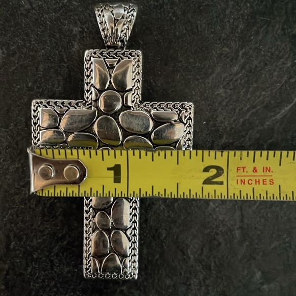 🎄Silver Cross Pendant - Picture 6 of 6
